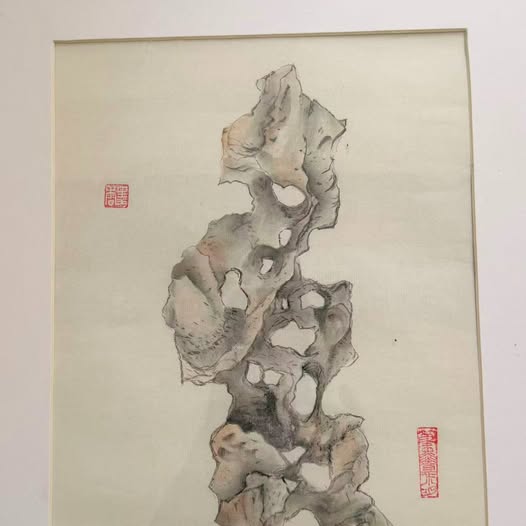 Chinese literati painting: Taihu stones