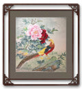 Golden Pheasant and Peonies