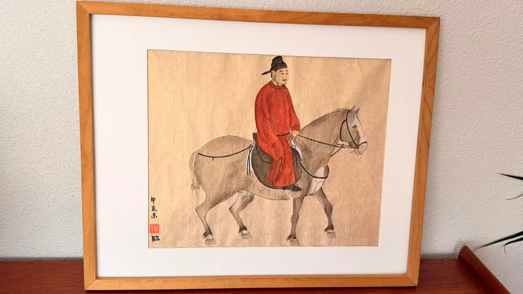 Figure of a Man Riding a Horse, 人骑图