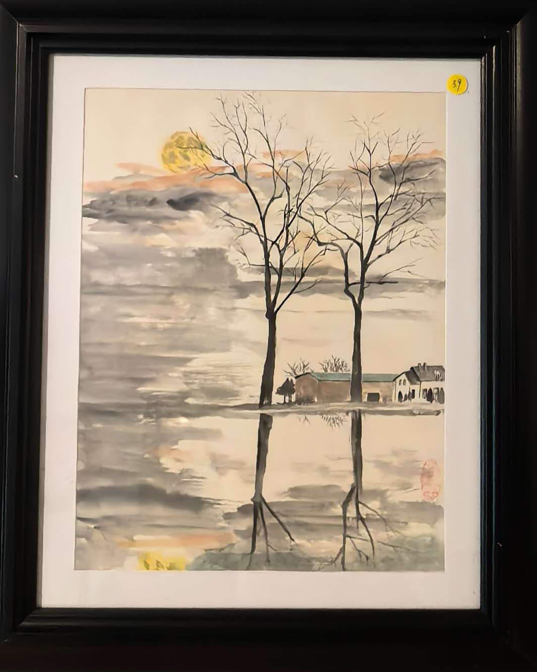 Golden Reflection -  Chinese Painting